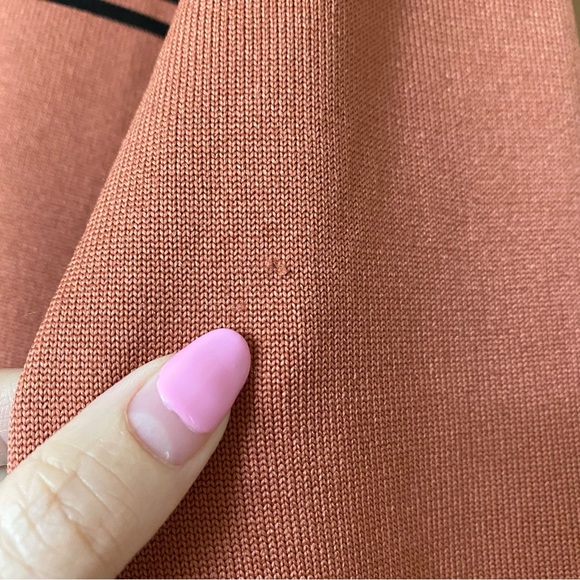 Vintage givenchy 70’s polo collar sweater top copper tan - Picture 9 of 12